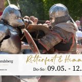 Bild zweier Ritter zum Ritterfest auf dem Schlossgut Altlandsberg.