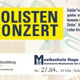 Solisten Konzert der Musikschule Hugo Distler